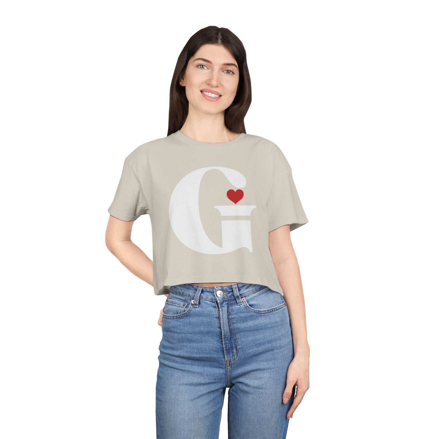 Indiana Gang Heart Women Crop Tee