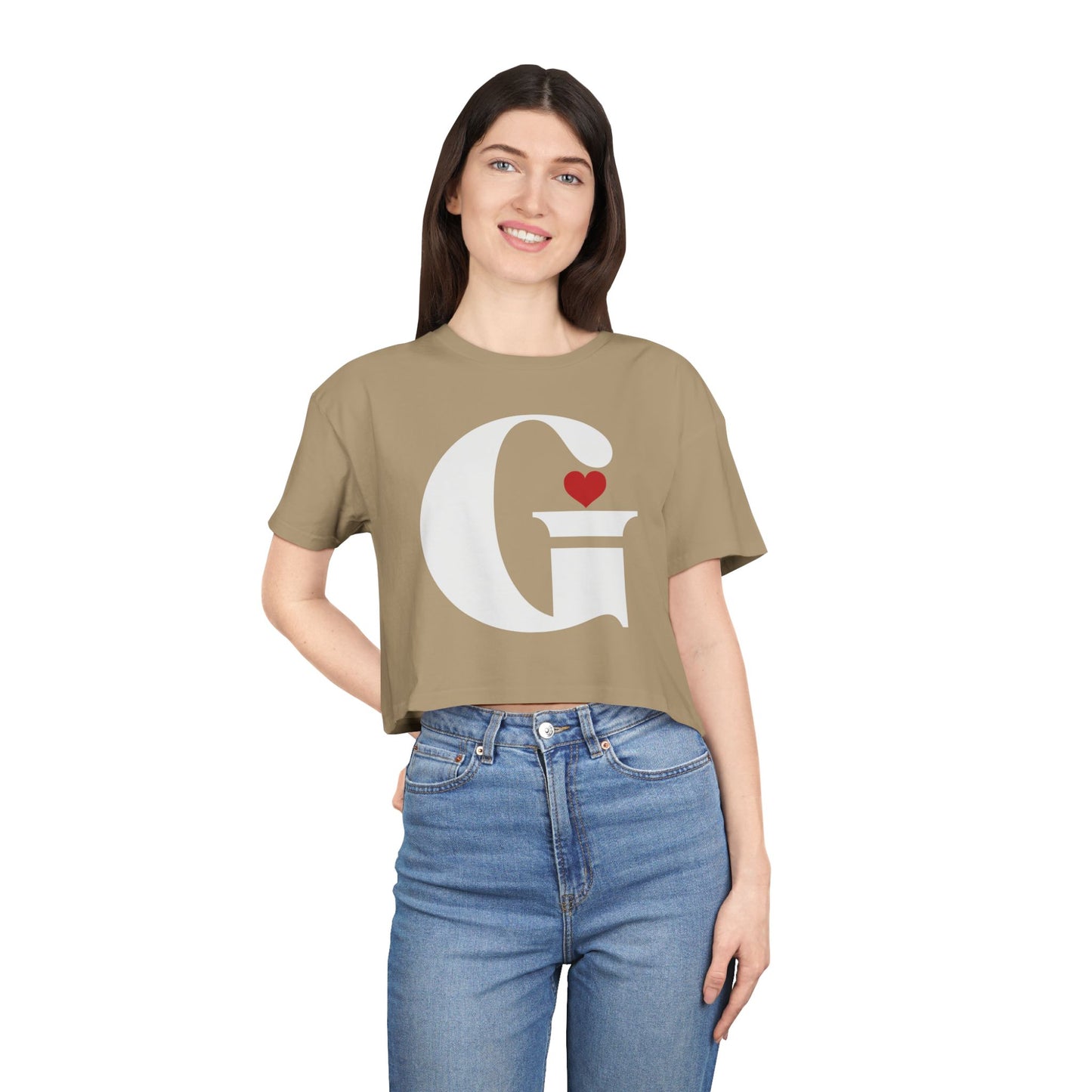 Indiana Gang Heart Women Crop Tee