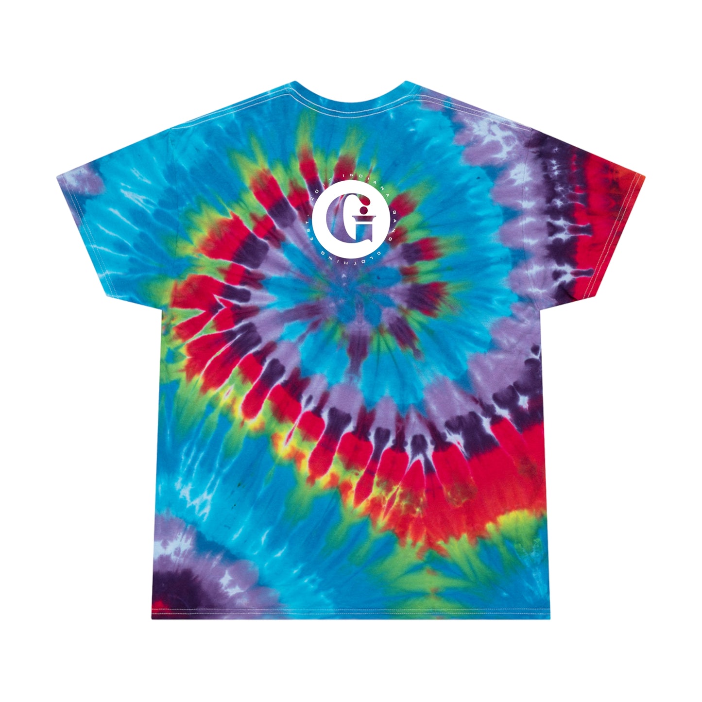 Indiana Gang Heart Ladies Tie-Dye Tee, Spiral