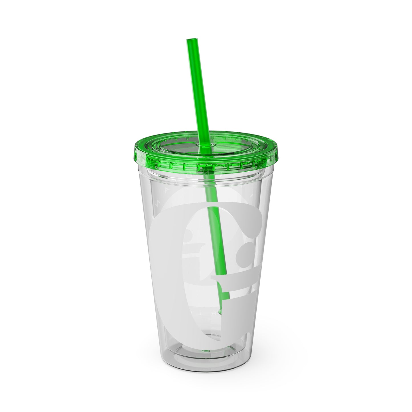 Indiana Gang Logo Sunsplash Tumbler with Straw, 16oz Accessory