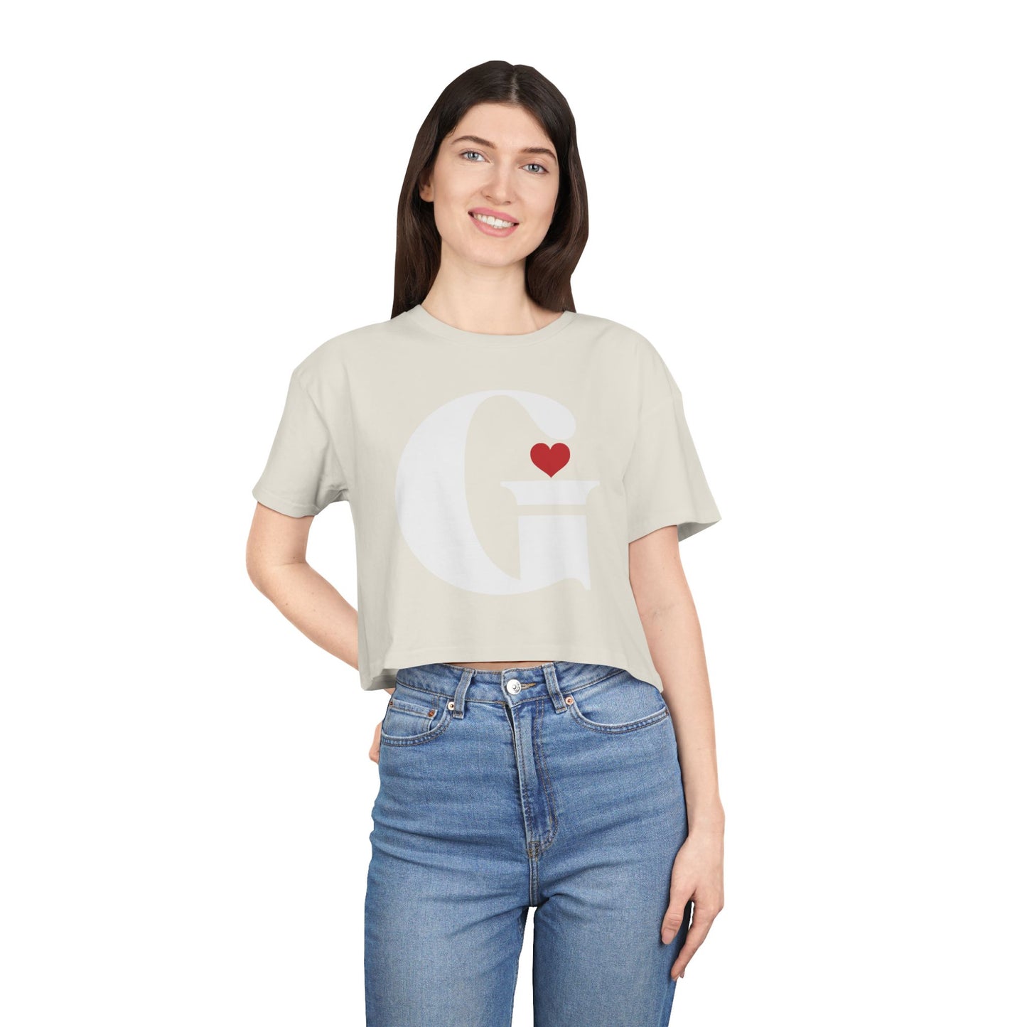 Indiana Gang Heart Women Crop Tee