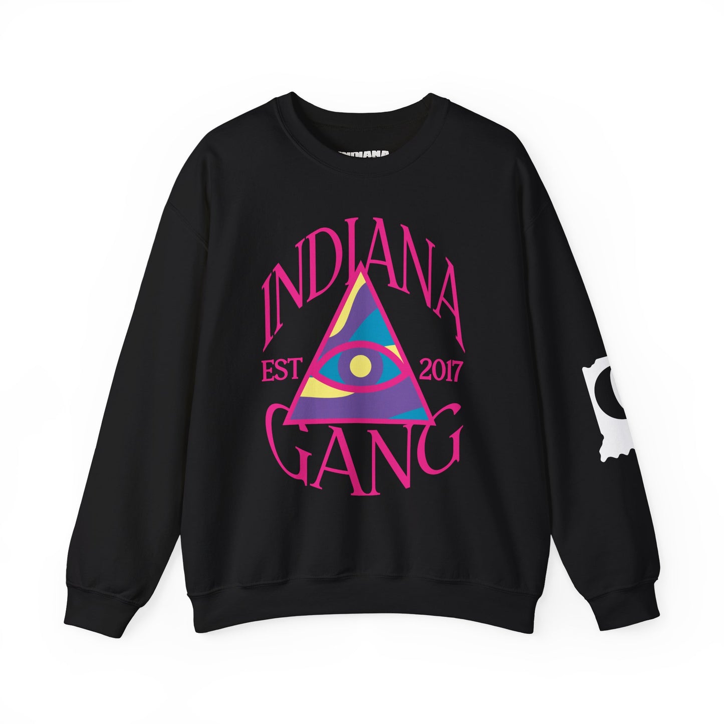 Ladies Indiana Gang Eyes Unisex Heavy Blend™ Crewneck Sweatshirt