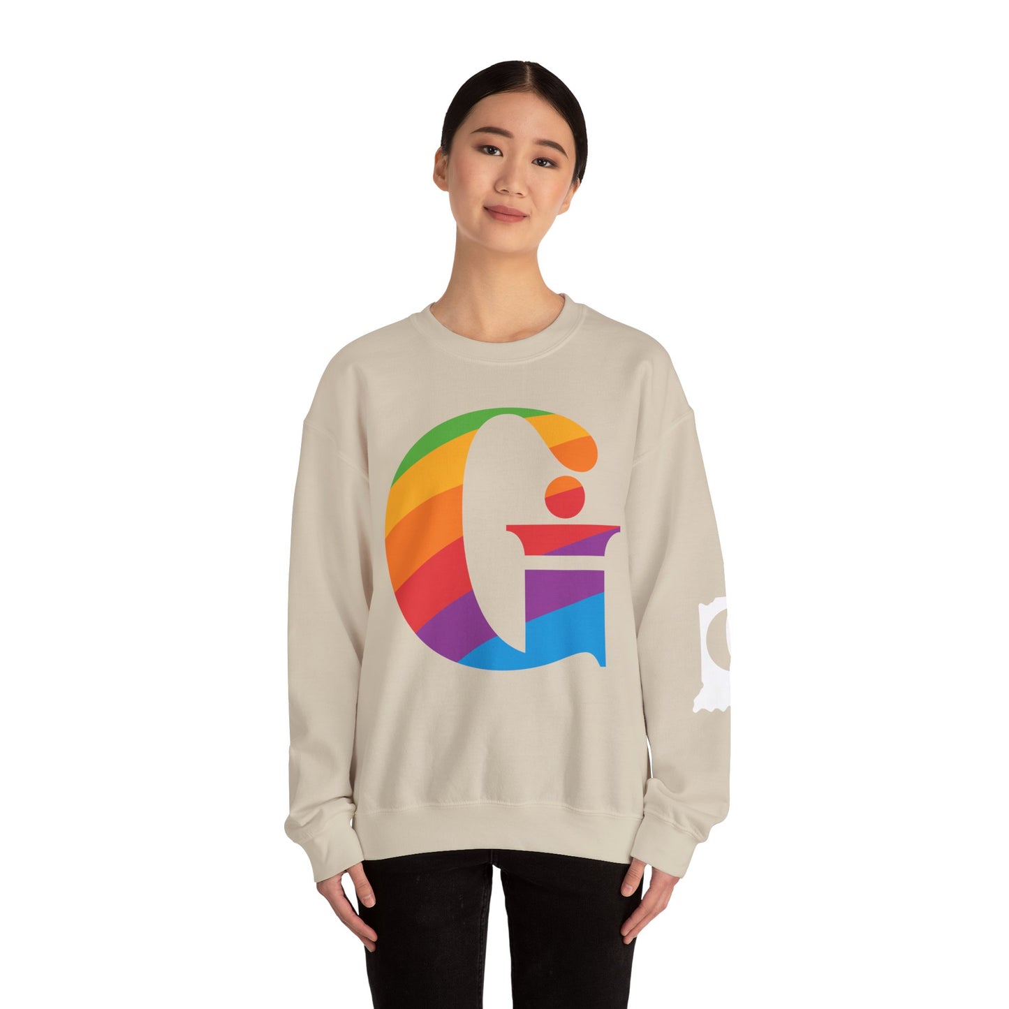 Indiana Gang Colours Unisex Heavy Blend™ Crewneck Sweatshirt