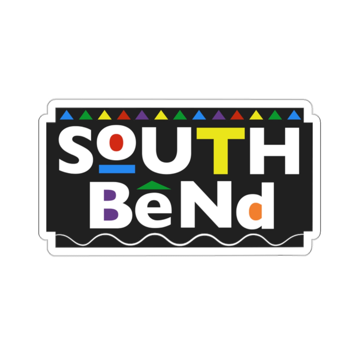 SOUTH BEND INDIANA 90'S VIBE STICKER ACCESSORY