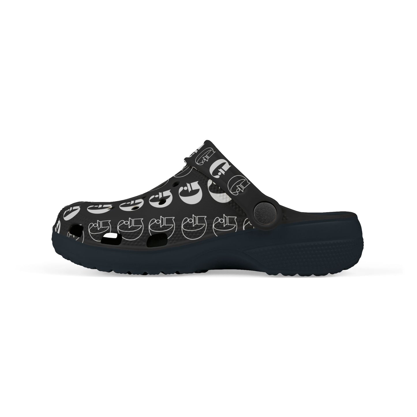 Indiana Gang Kids Black logo Clogs