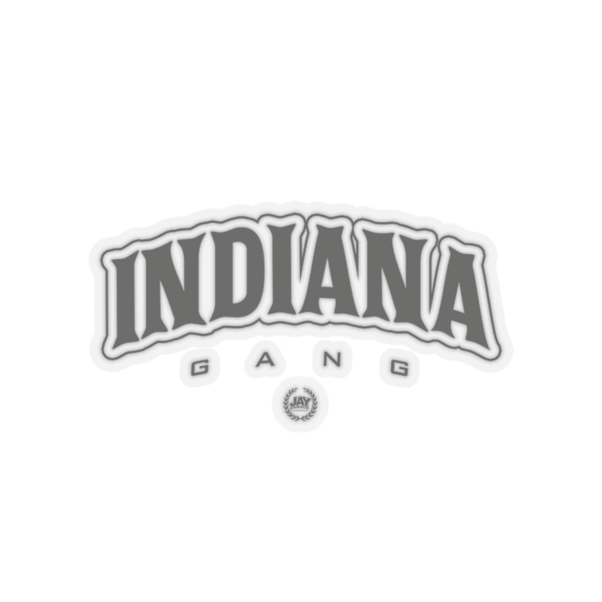 INDIANA GANG OFFICIAL LOGO STICKER ACCESSORY