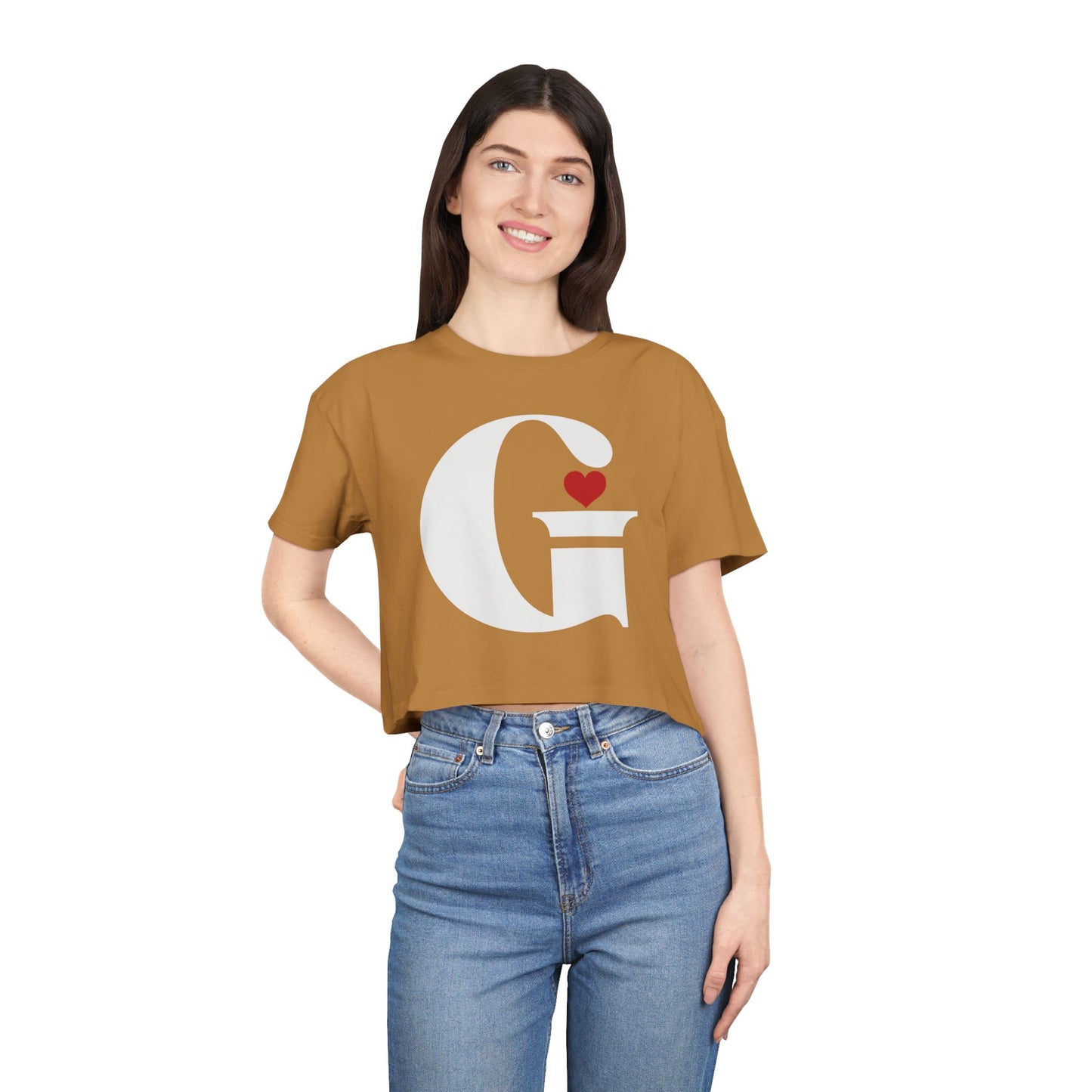 Indiana Gang Heart Women Crop Tee