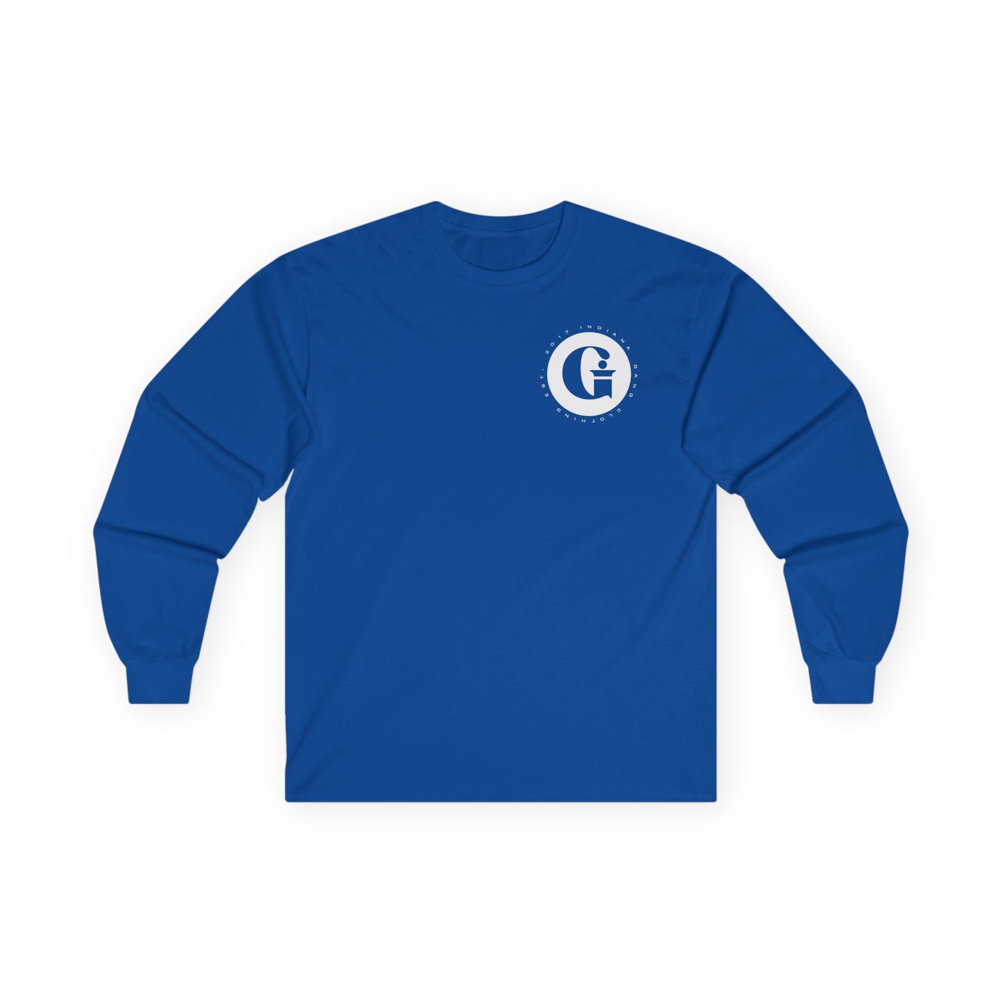 Indiana Gang Logo On Back Long Sleeve T-shirt