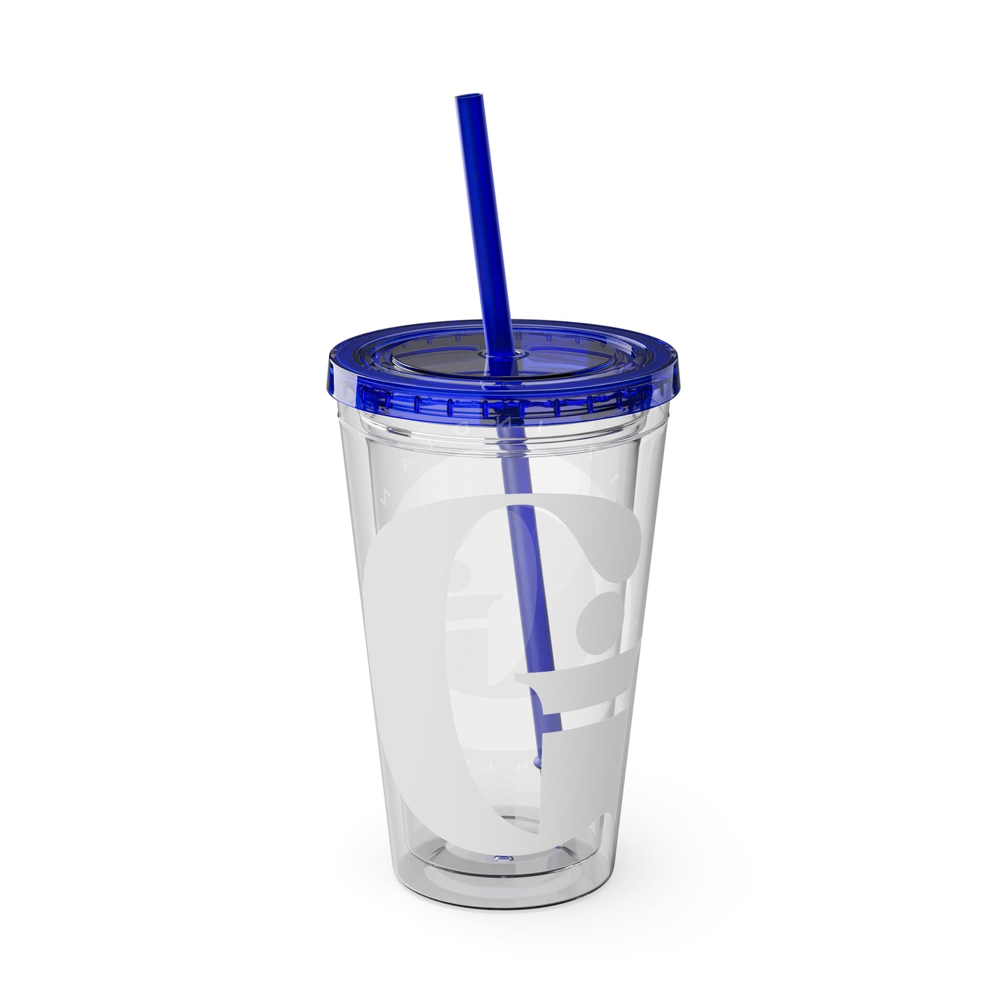 Indiana Gang Logo Sunsplash Tumbler with Straw, 16oz Accessory