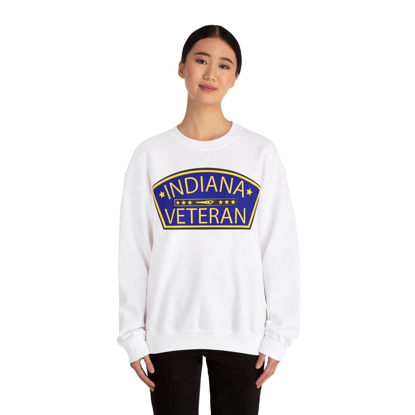 Indiana Veteran White Sweatshirt