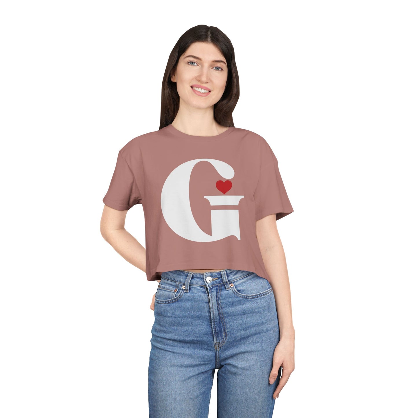 Indiana Gang Heart Women Crop Tee