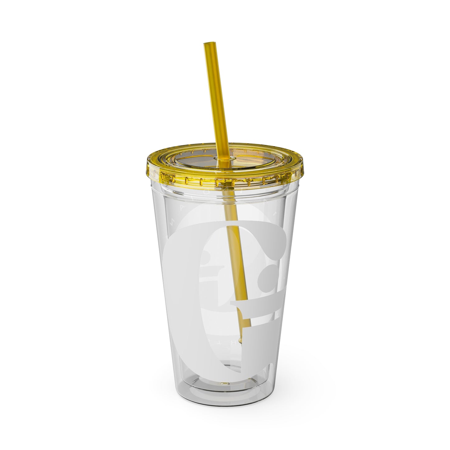 Indiana Gang Logo Sunsplash Tumbler with Straw, 16oz Accessory