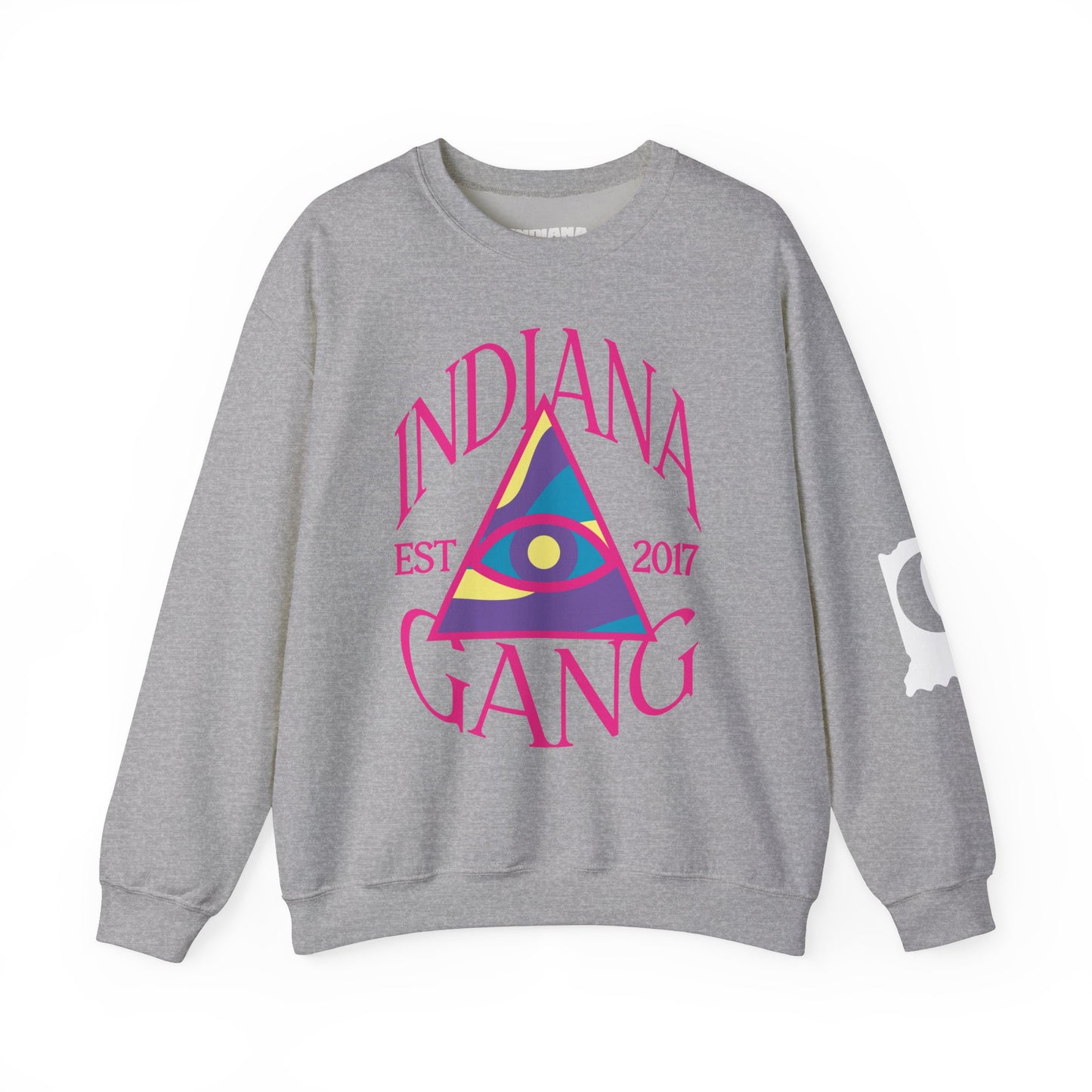 Ladies Indiana Gang Eyes Unisex Heavy Blend™ Crewneck Sweatshirt