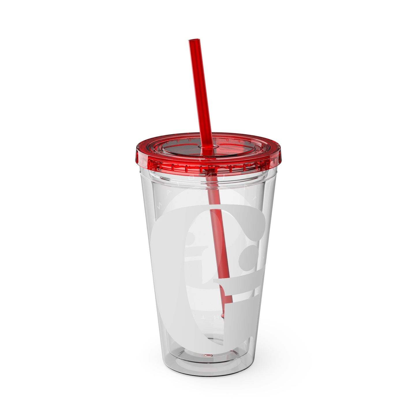 Indiana Gang Logo Sunsplash Tumbler with Straw, 16oz Accessory