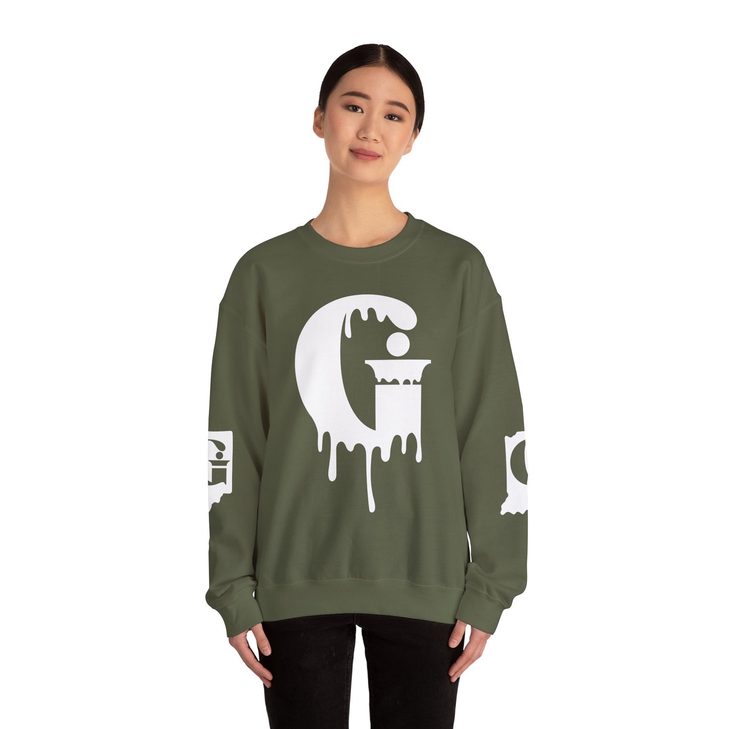 Indiana Gang Drippy Unisex Heavy Blend™ Crewneck Sweatshirt