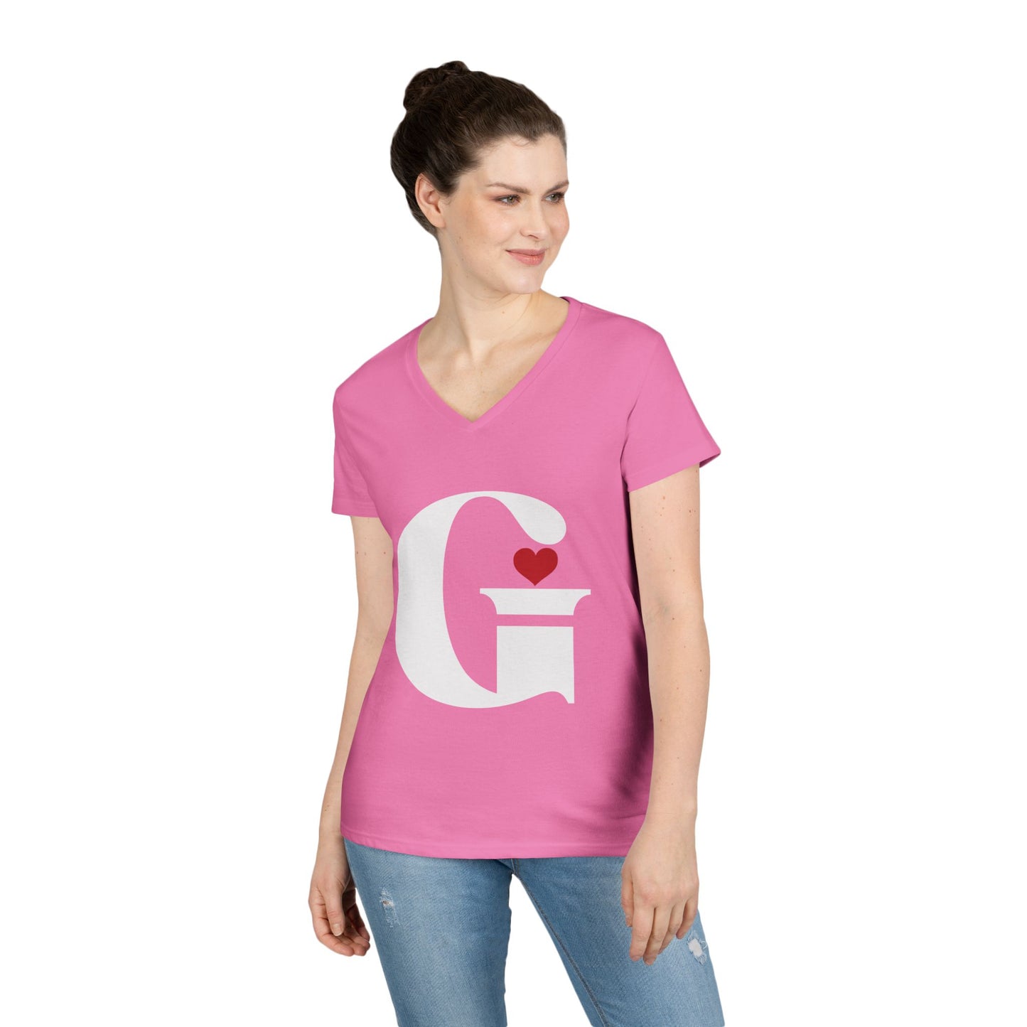 Indiana Gang Heart Ladies' V-Neck T-Shirt