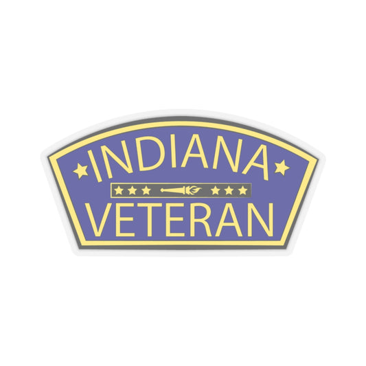 INDIANA VERTERAN STICKER ACCESSORY