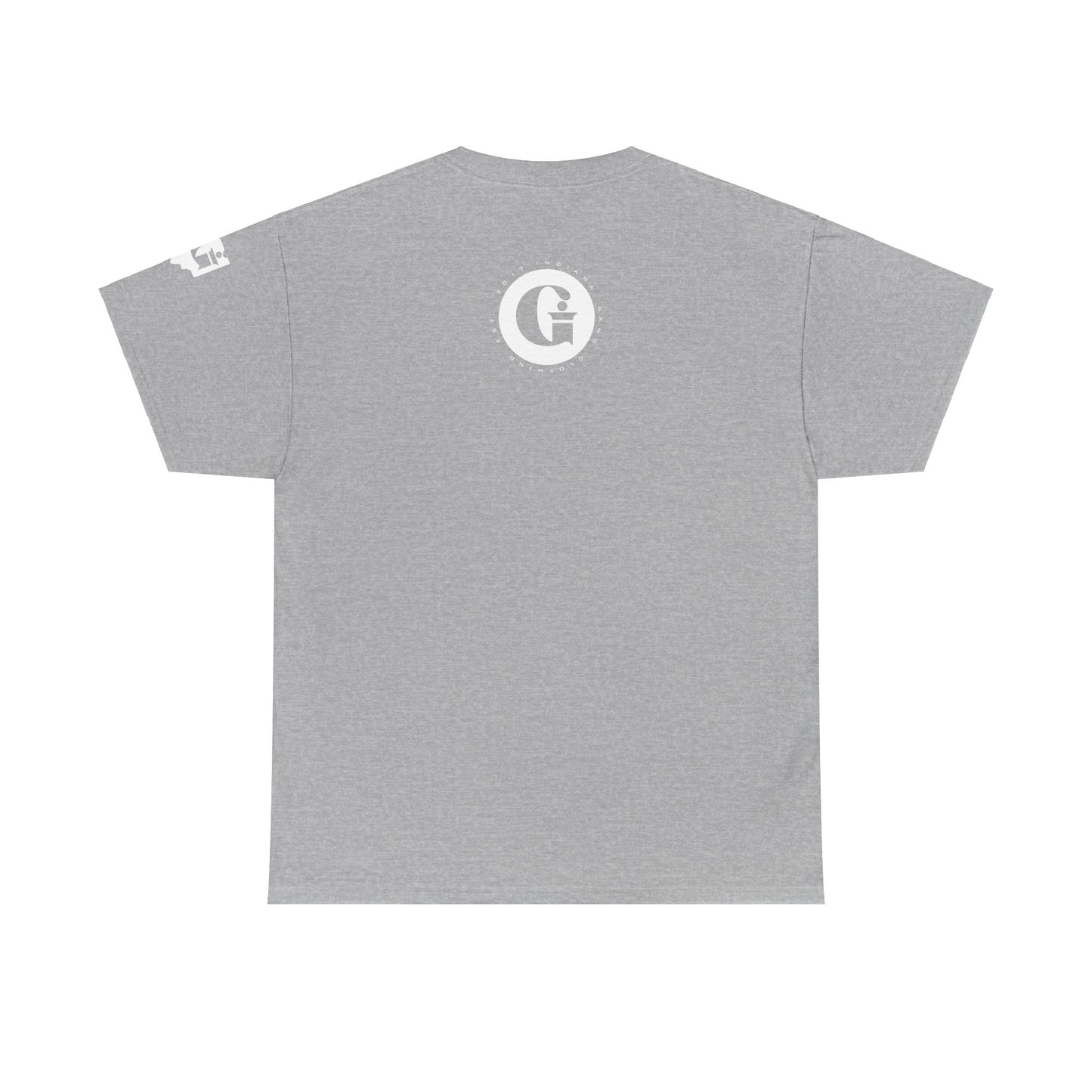 Indiana Gang Logo Colors White Logo T-shirt