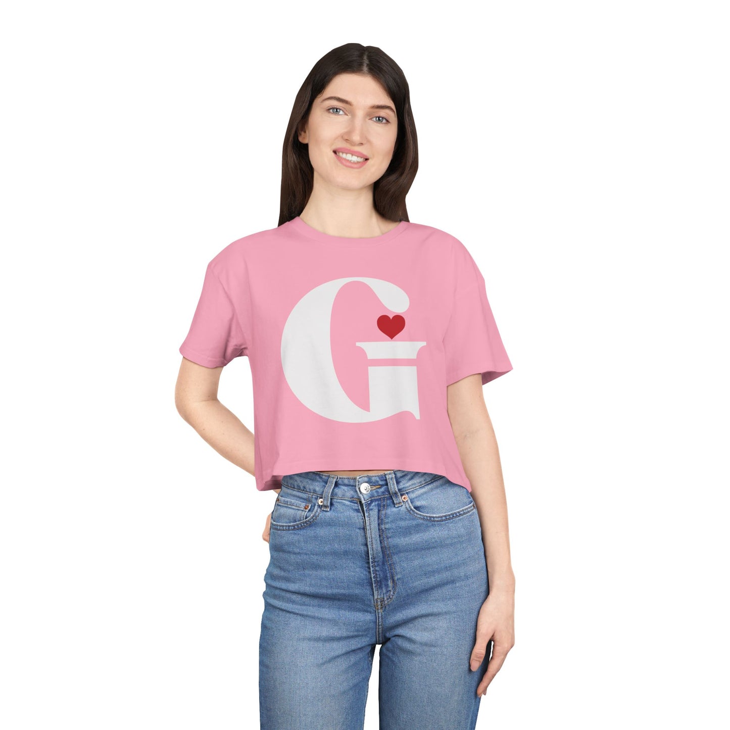 Indiana Gang Heart Women Crop Tee