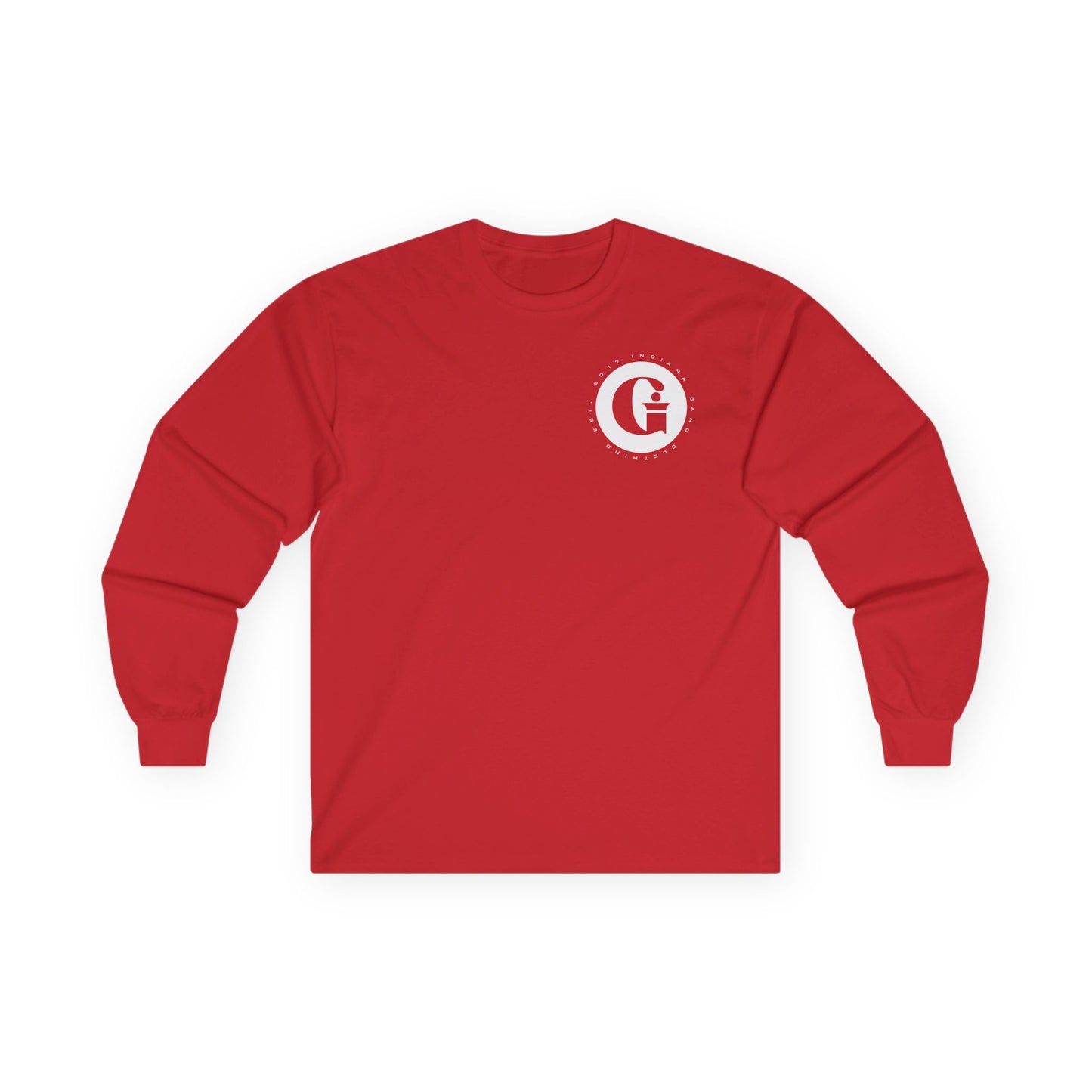 Indiana Gang Logo On Back Long Sleeve T-shirt