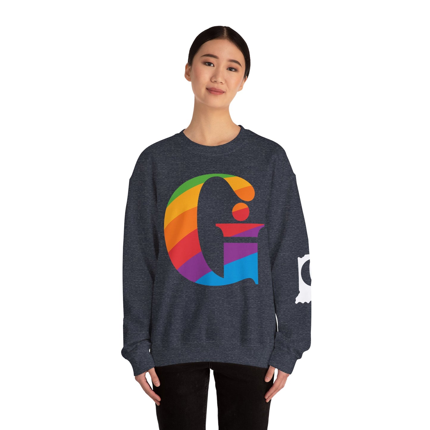 Indiana Gang Colours Unisex Heavy Blend™ Crewneck Sweatshirt