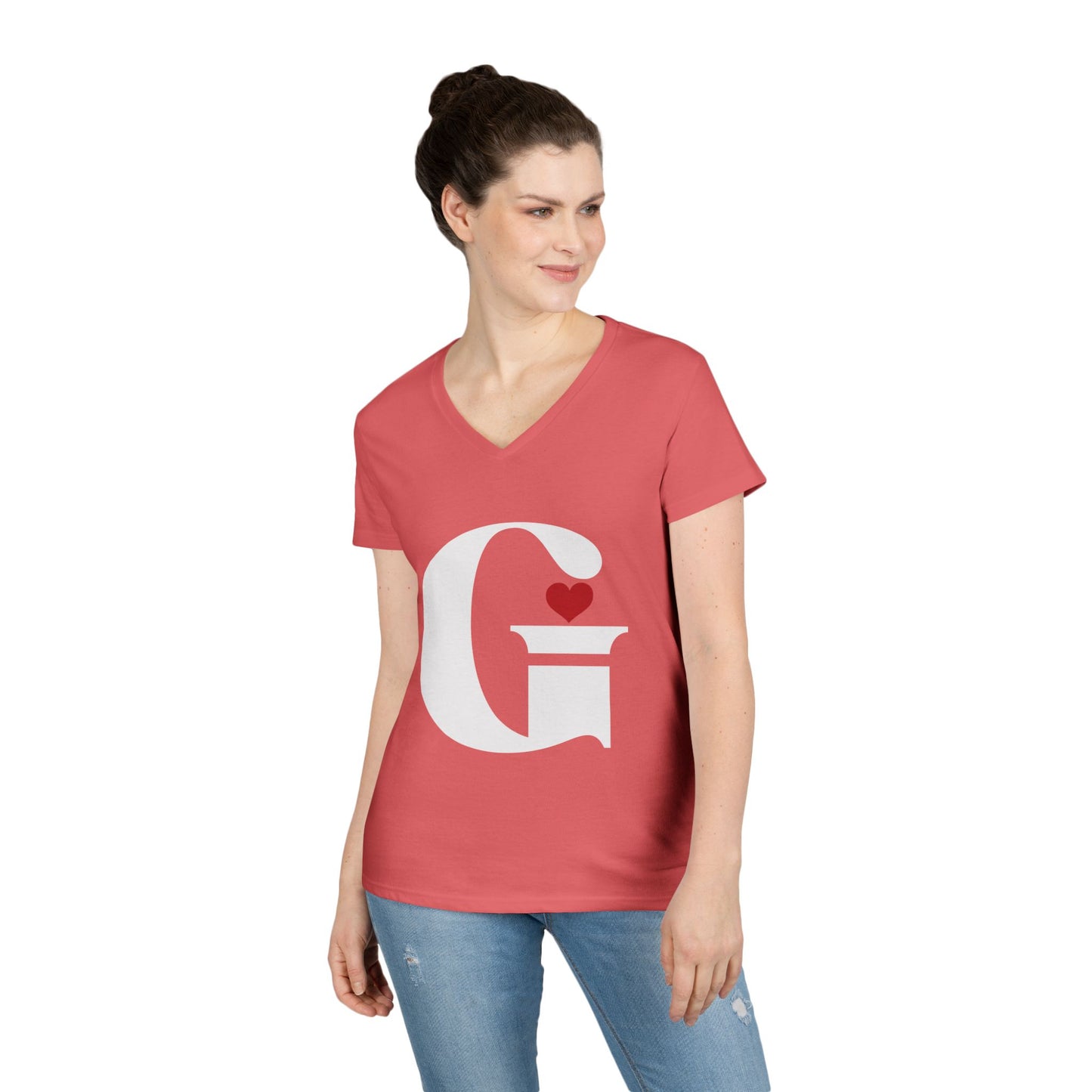 Indiana Gang Heart Ladies' V-Neck T-Shirt