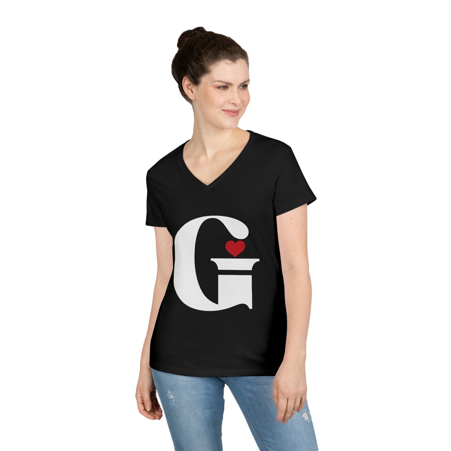 Indiana Gang Heart Ladies' V-Neck T-Shirt