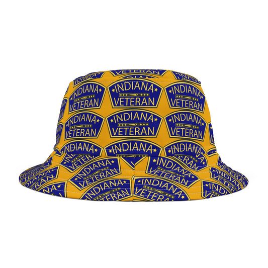 Indiana Veteran Yellow Bucket Hat