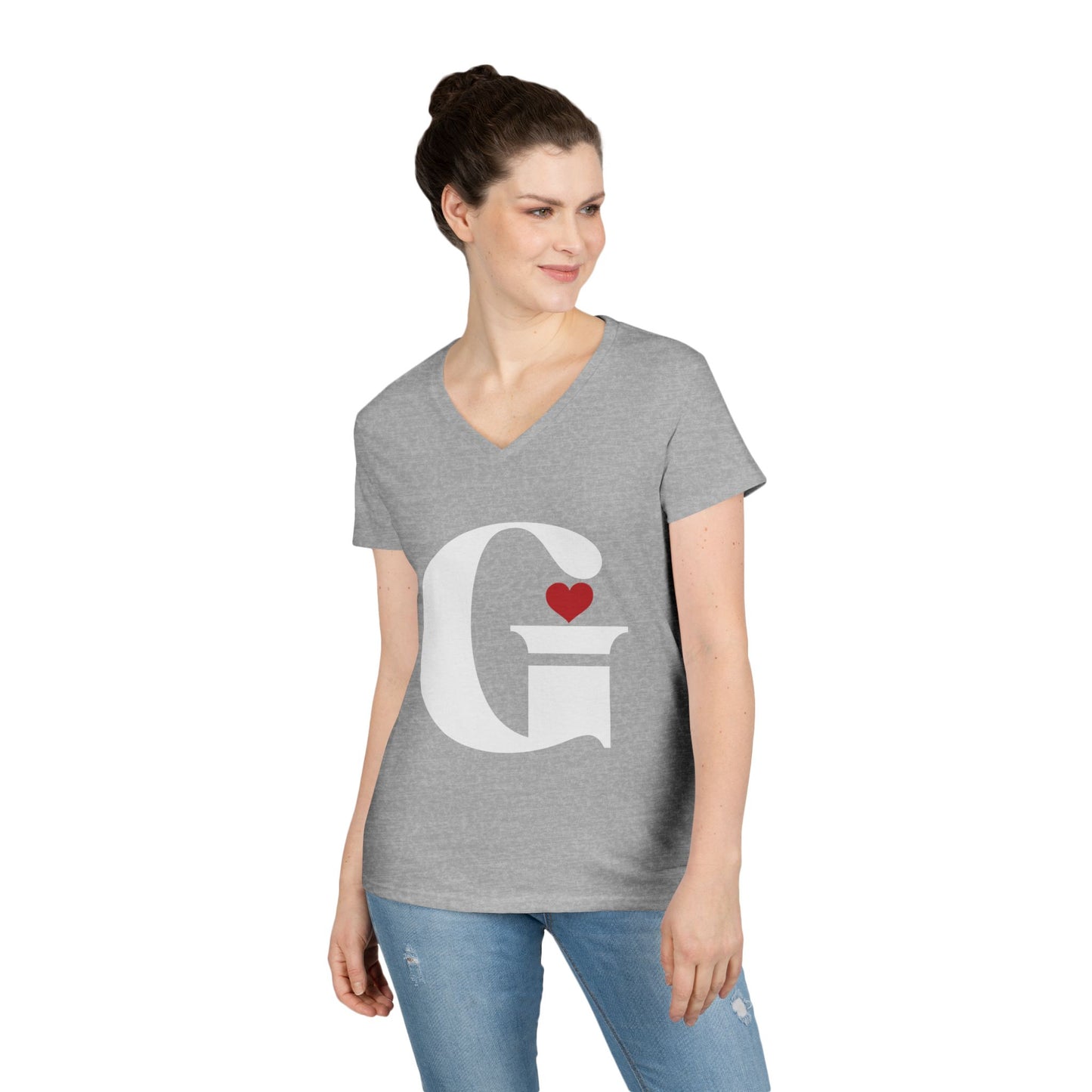 Indiana Gang Heart Ladies' V-Neck T-Shirt