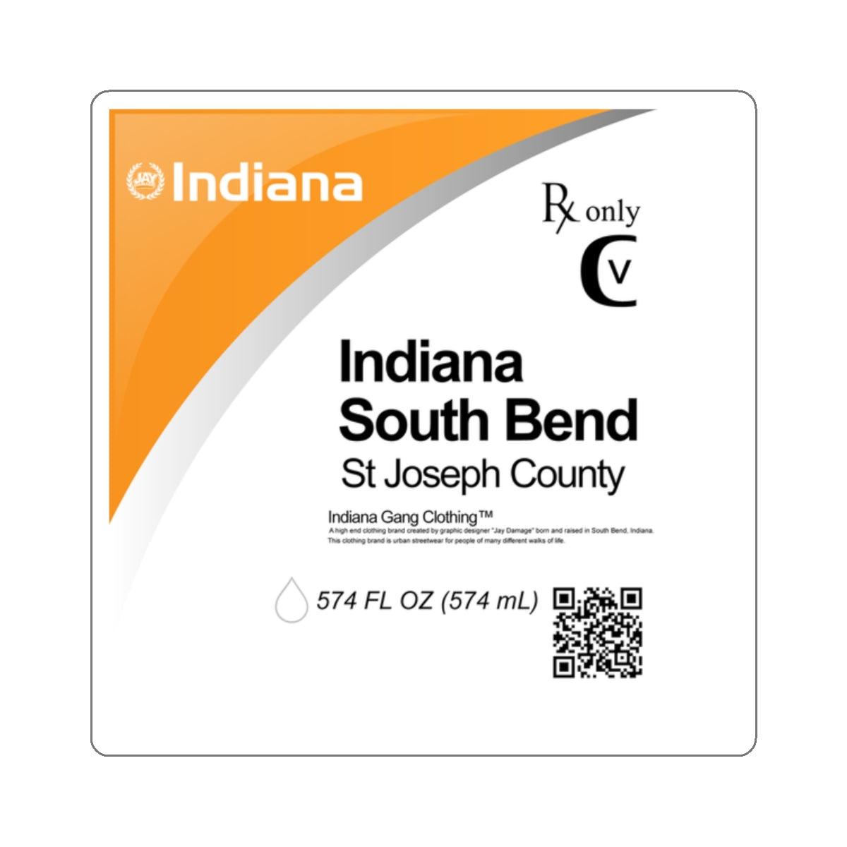 south bend indiana medic STICKER ACCESSORY