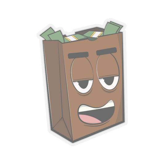 brown paper bag STICKER ACCESSORY