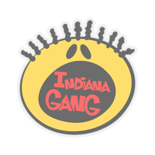 ALLINDIANAGANG YELLOW RED STICKER ACCESSORY