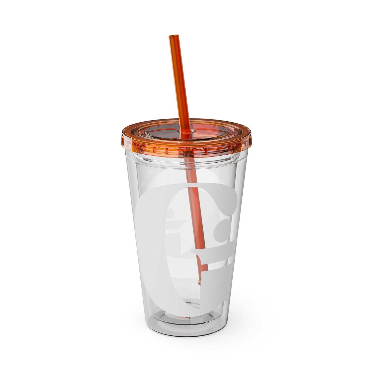 Indiana Gang Logo Sunsplash Tumbler with Straw, 16oz Accessory