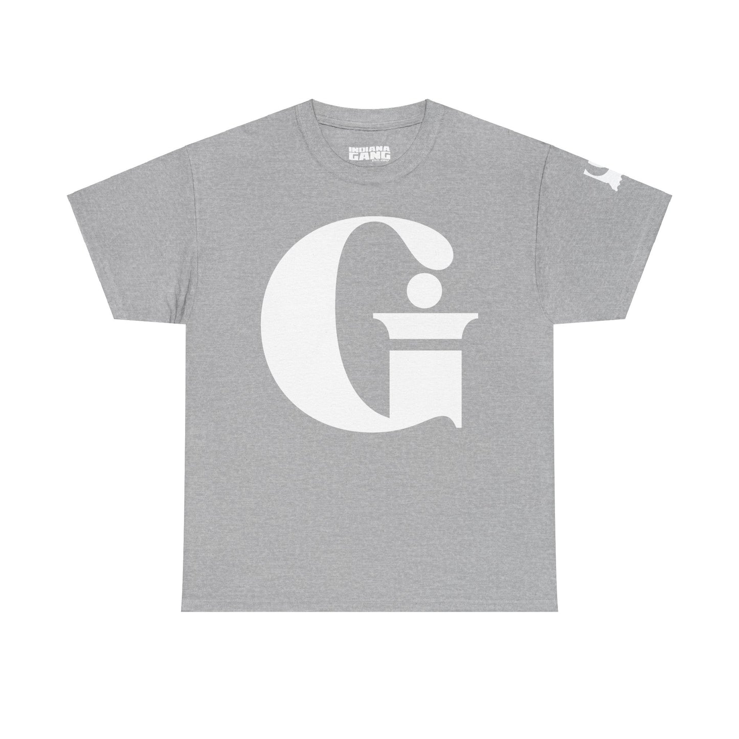 Indiana Gang Logo Colors White Logo T-shirt