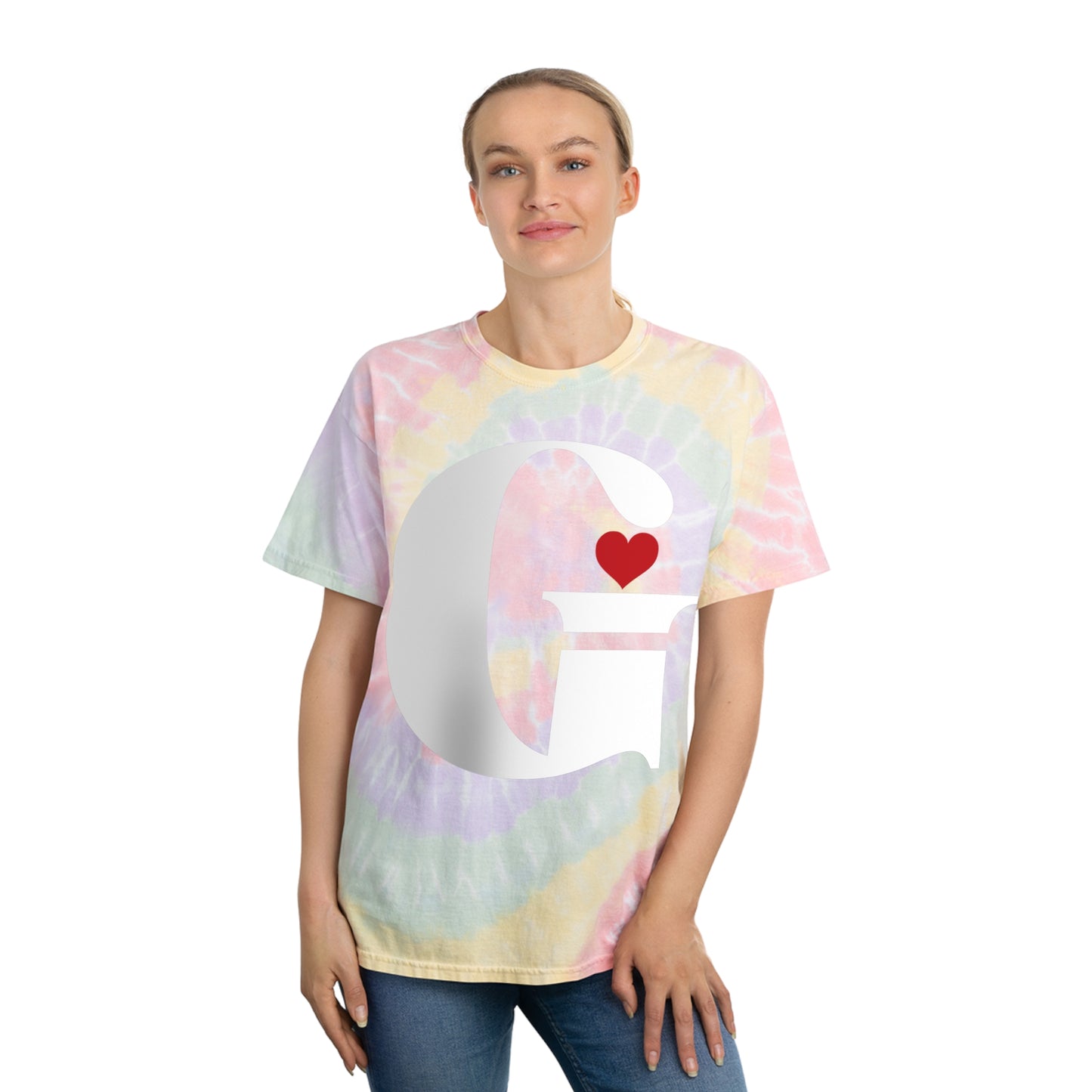 Indiana Gang Heart Ladies Tie-Dye Tee, Spiral